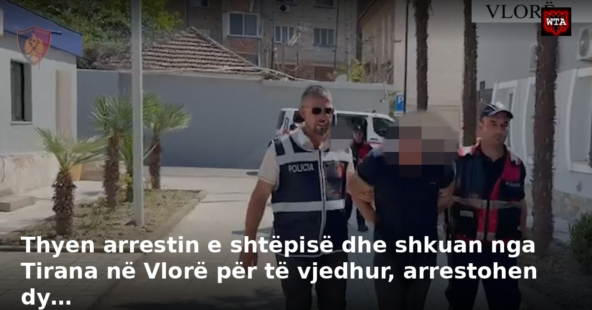 Thyen arrestin e shtëpisë dhe shkuan nga Tirana në Vlorë për të vjedhur, arrestohen dy…