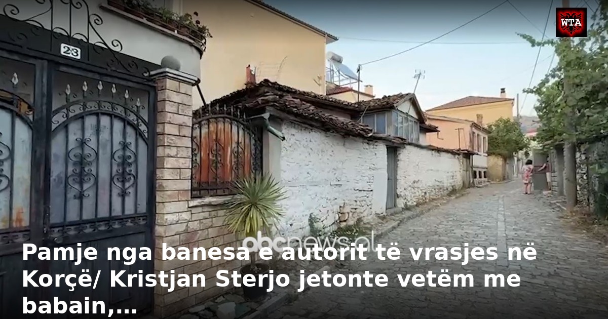 Pamje nga banesa e autorit të vrasjes në Korçë/ Kristjan Sterjo jetonte vetëm me babain,…