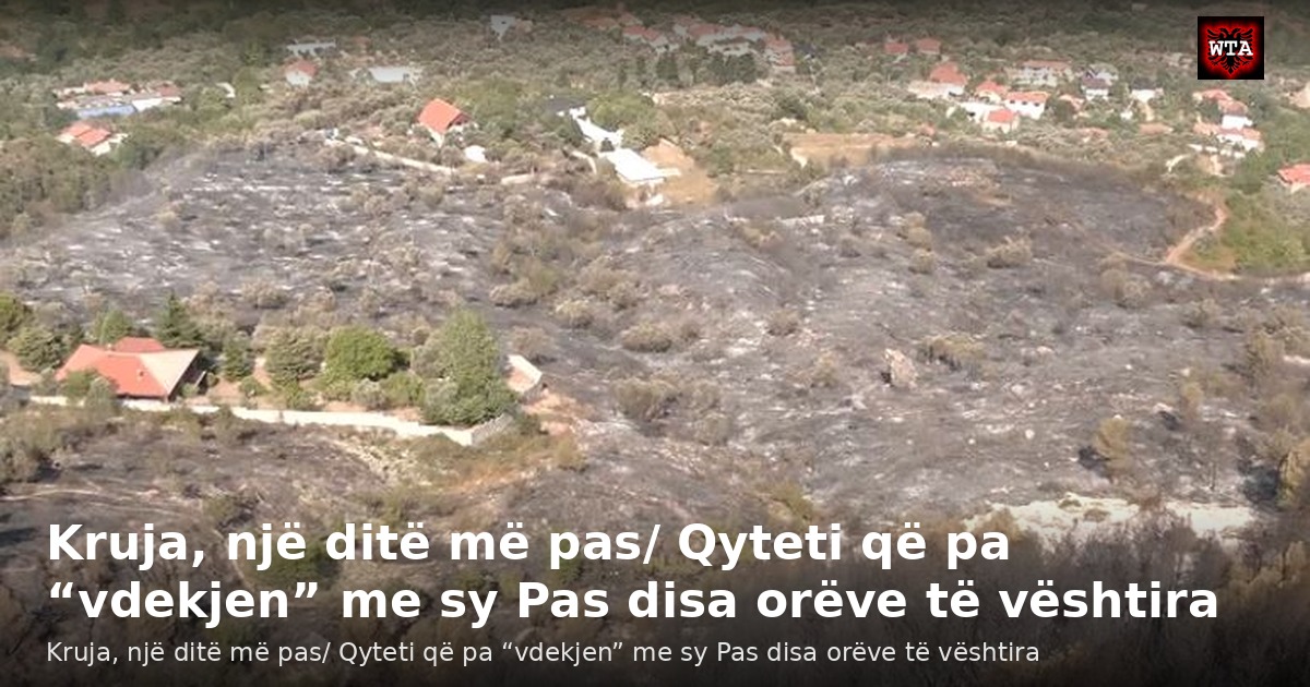 Kruja, një ditë më pas/ Qyteti që pa “vdekjen” me sy Pas disa orëve të vështira