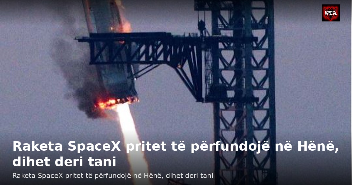 Raketa SpaceX pritet të përfundojë në Hënë, dihet deri tani